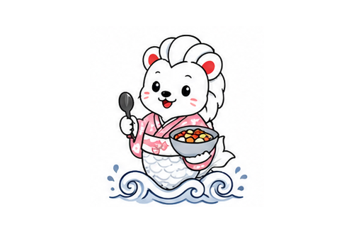 SAJi Foodie mascot