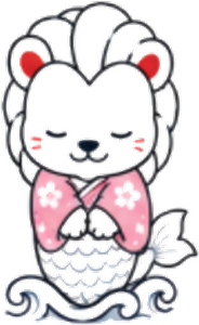 SAJi bowing mascot for belonging