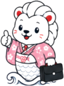 SAJi business mascot for connection