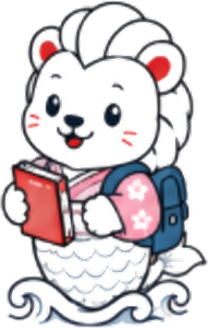 SAJi student mascot for support